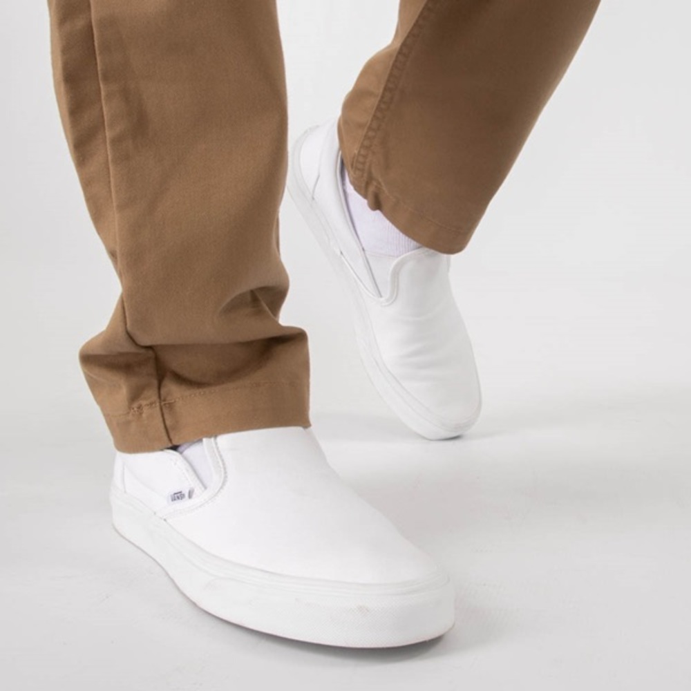 White Vans shoes